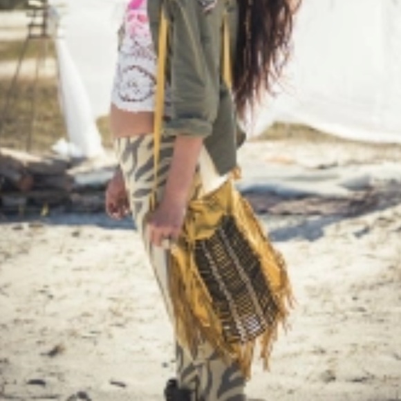 Vintage Zebra Print High Rise Gypsy Style Skinny Jeans H&M Divided Collection - Picture 7 of 7